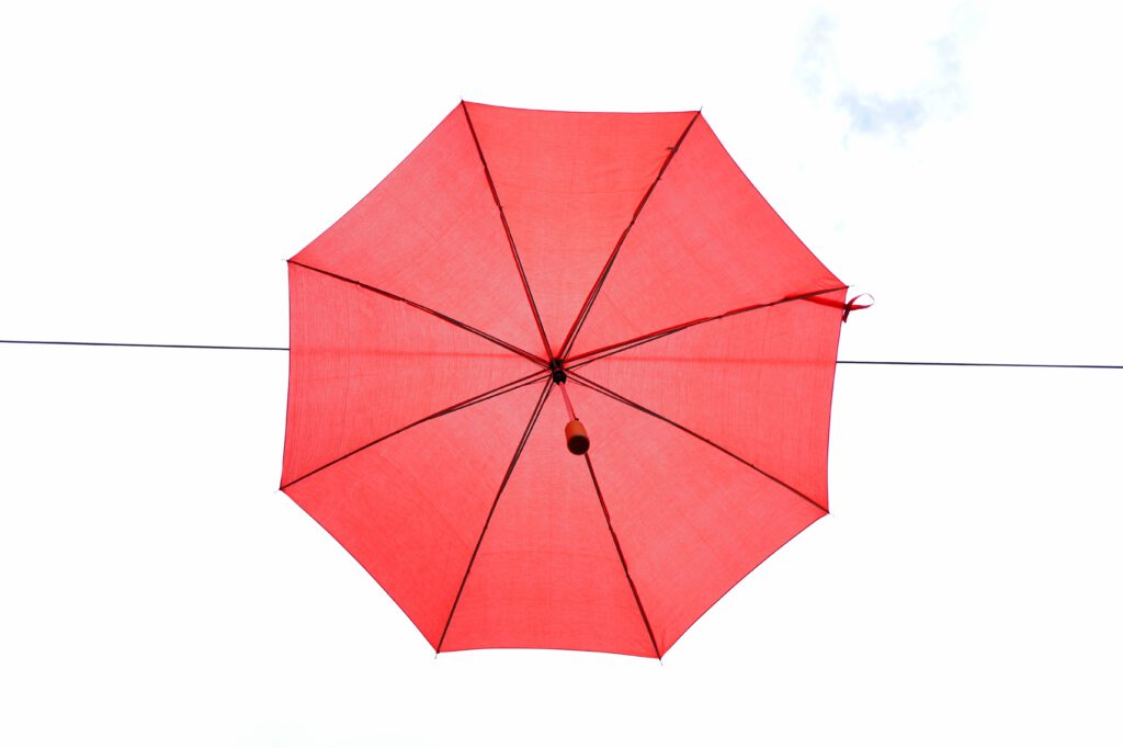 paraplu’s met logo